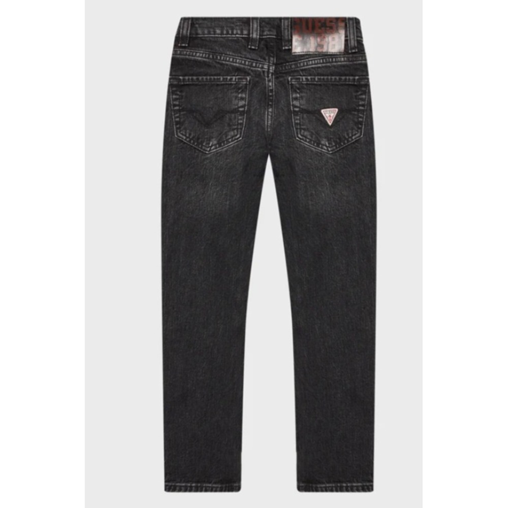 Guess Jeans Boys 18 Black Relaxed Straight Preppy‎ Denim